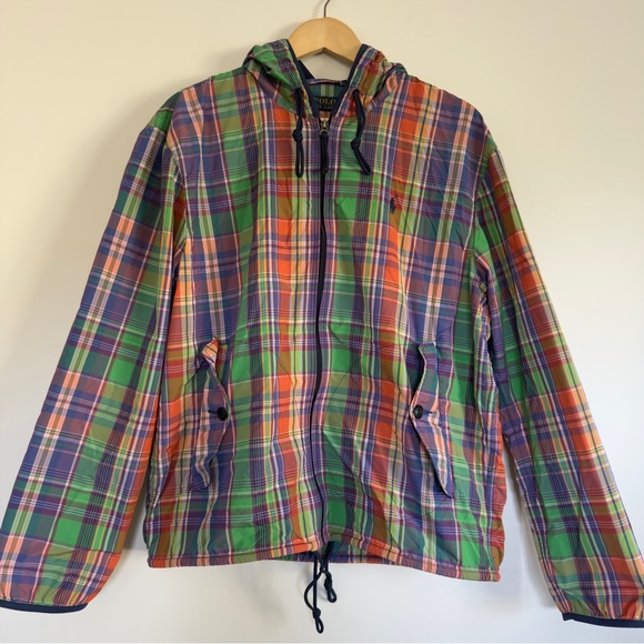 Polo by Ralph Lauren Colorful Plaid Windbreaker - Picture 1 of 4